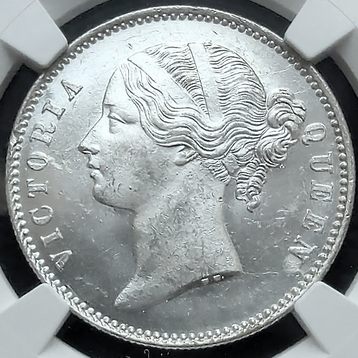 ヴィクトリア 1840年 ルピー銀貨MS63 NGC 早い物勝ち 破格 ヴィクトリア 1840年 ルピー銀貨MS63 NGC 早い物勝ち 破格