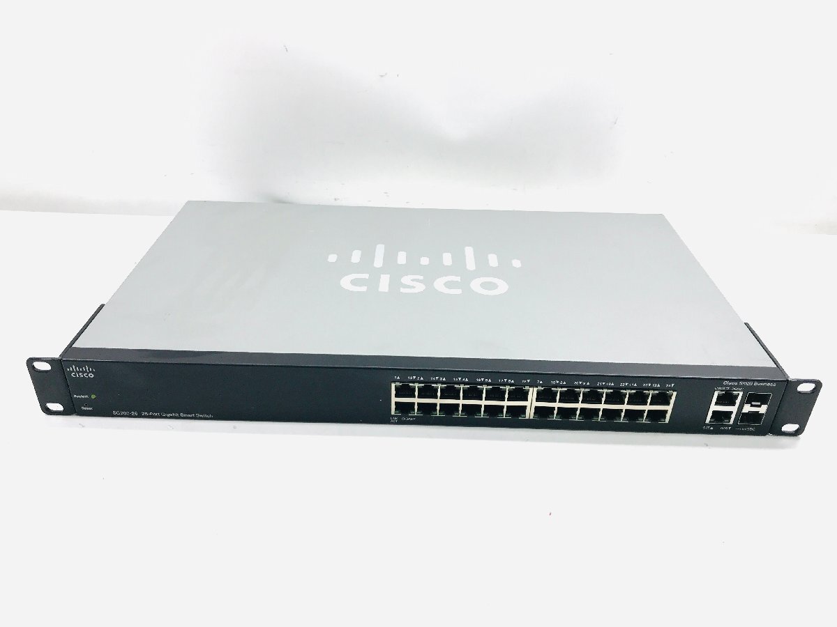 * первый период . завершено Cisco Small Business маленький размер Giga bit переключатель SG200-26 GIGABIT Smart Switch 26 PORT *