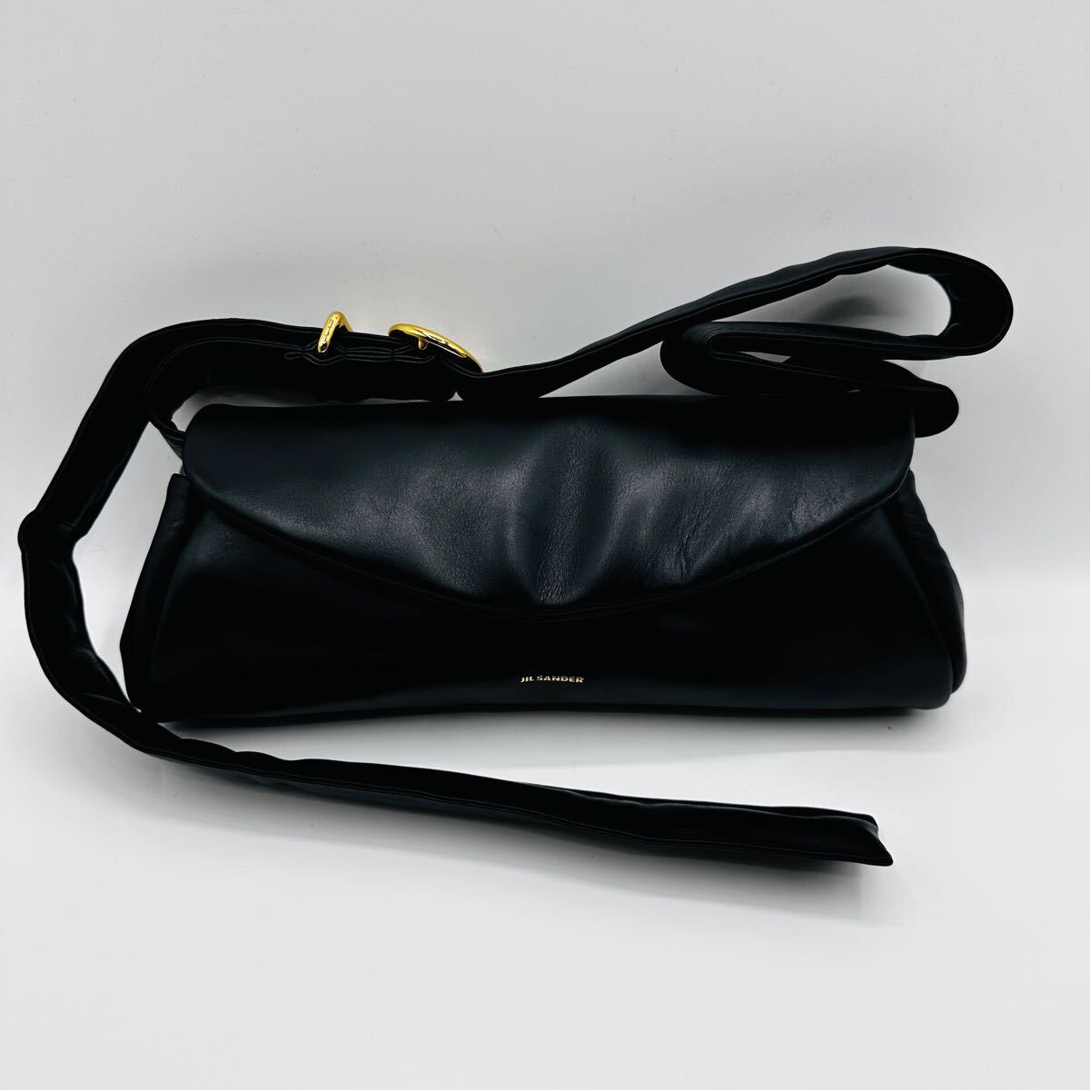 ブラック JIL SANDER Cannolo Padded Small ジルサンダー ブラック JIL SANDER Cannolo Padded Small ジルサンダー