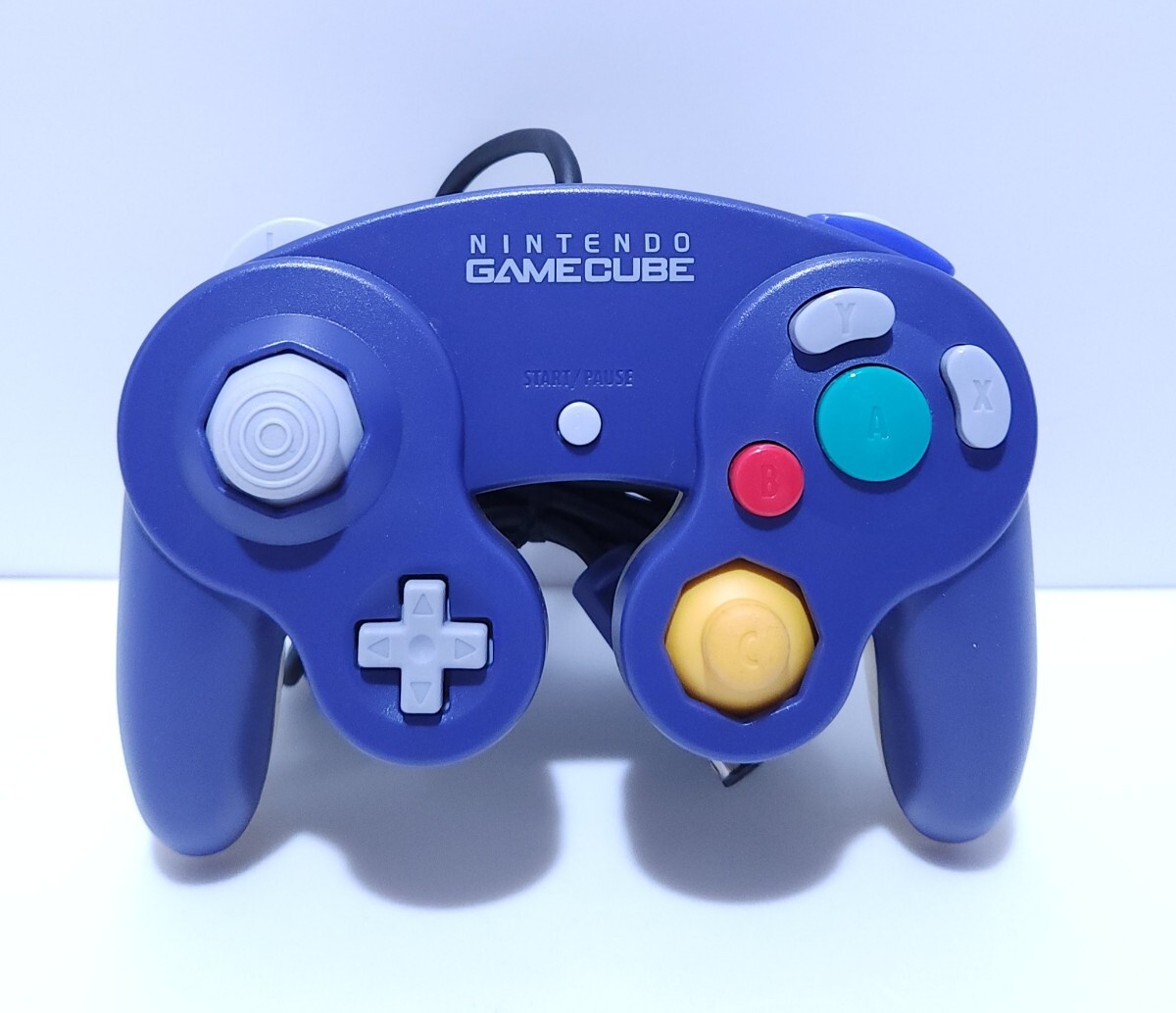  nintendo Game Cube управление оригинальный товар прозрачный + синий DOL-003 NINTENDO GAMECUBE Nintendo GC редкий товар прекрасный товар / рабочий товар рабочее состояние подтверждено (R-5)