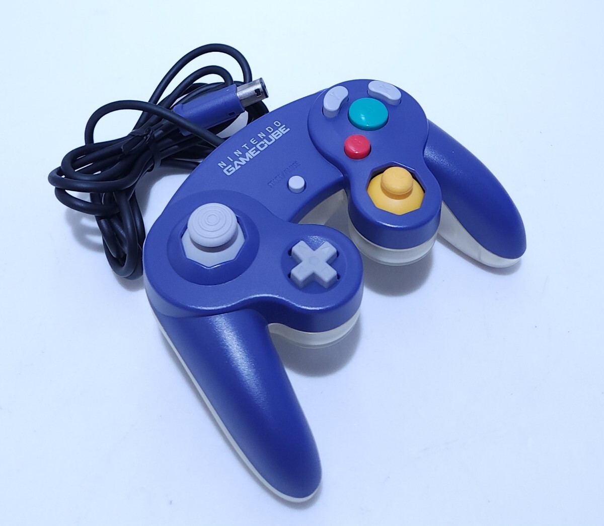  nintendo Game Cube управление оригинальный товар прозрачный + синий DOL-003 NINTENDO GAMECUBE Nintendo GC редкий товар прекрасный товар / рабочий товар рабочее состояние подтверждено (R-5)