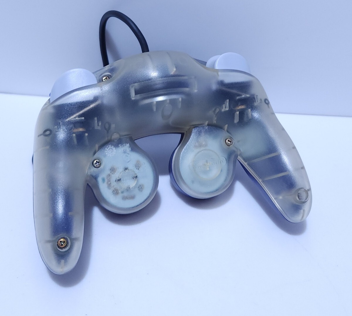  nintendo Game Cube управление оригинальный товар прозрачный + синий DOL-003 NINTENDO GAMECUBE Nintendo GC редкий товар прекрасный товар / рабочий товар рабочее состояние подтверждено (R-5)