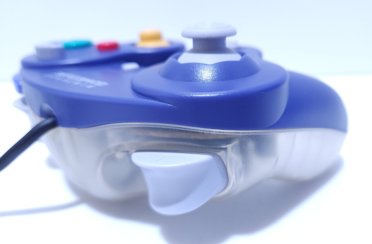  nintendo Game Cube управление оригинальный товар прозрачный + синий DOL-003 NINTENDO GAMECUBE Nintendo GC редкий товар прекрасный товар / рабочий товар рабочее состояние подтверждено (R-5)