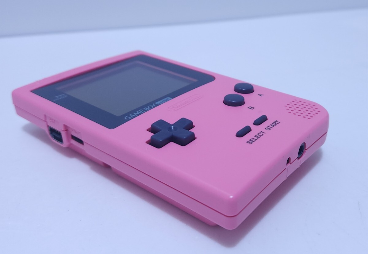 Nintendo nintendo Game Boy карман корпус MGB-001 GBP Pink редкий товар рабочий товар рабочее состояние подтверждено retro Vintage item (R-11)