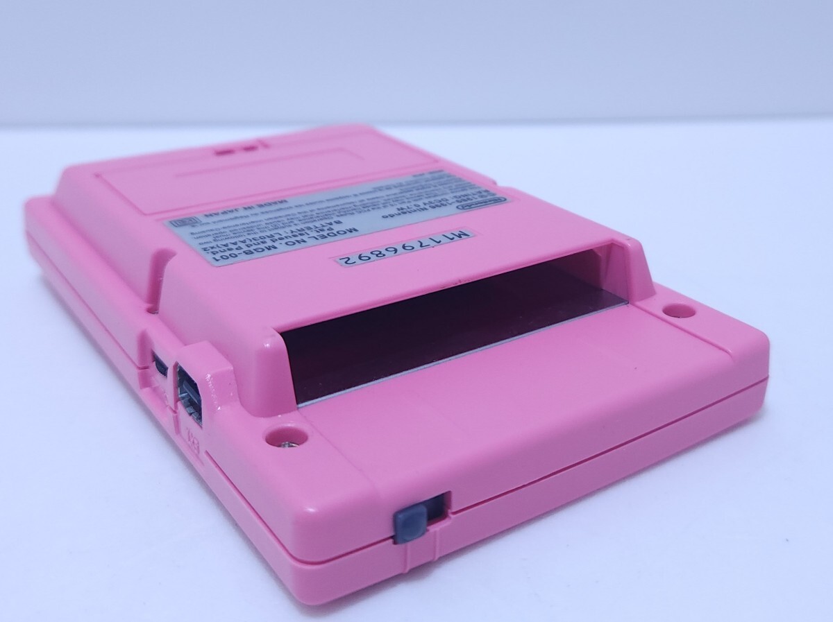 Nintendo nintendo Game Boy карман корпус MGB-001 GBP Pink редкий товар рабочий товар рабочее состояние подтверждено retro Vintage item (R-11)