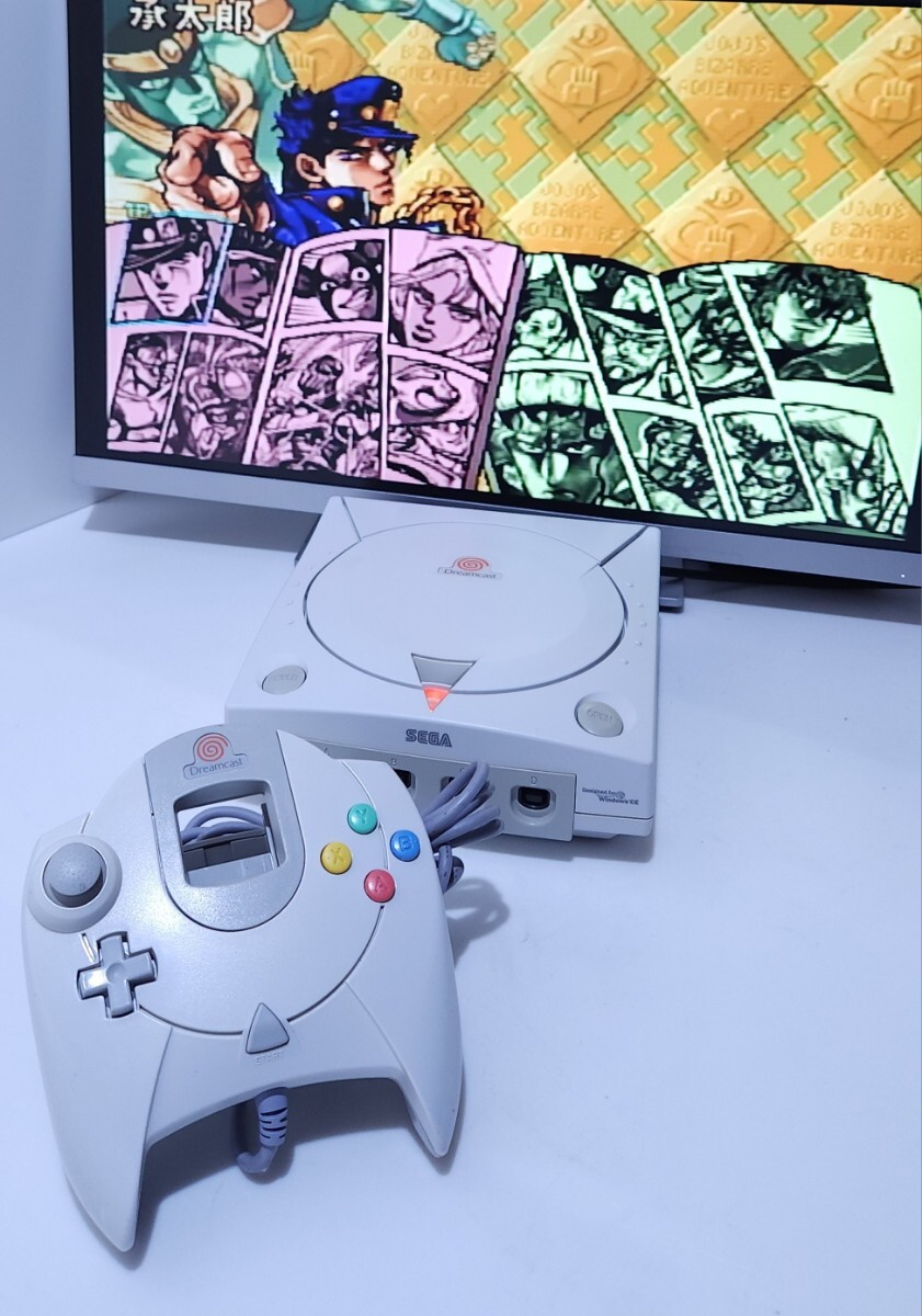 動作品 SEGA セガ Dreamcast ドリームキャスト DC HKT-3000 ゲーム機 本體 取説 付屬品全揃い /レトロゲーム 希少品まとめ(F-11)