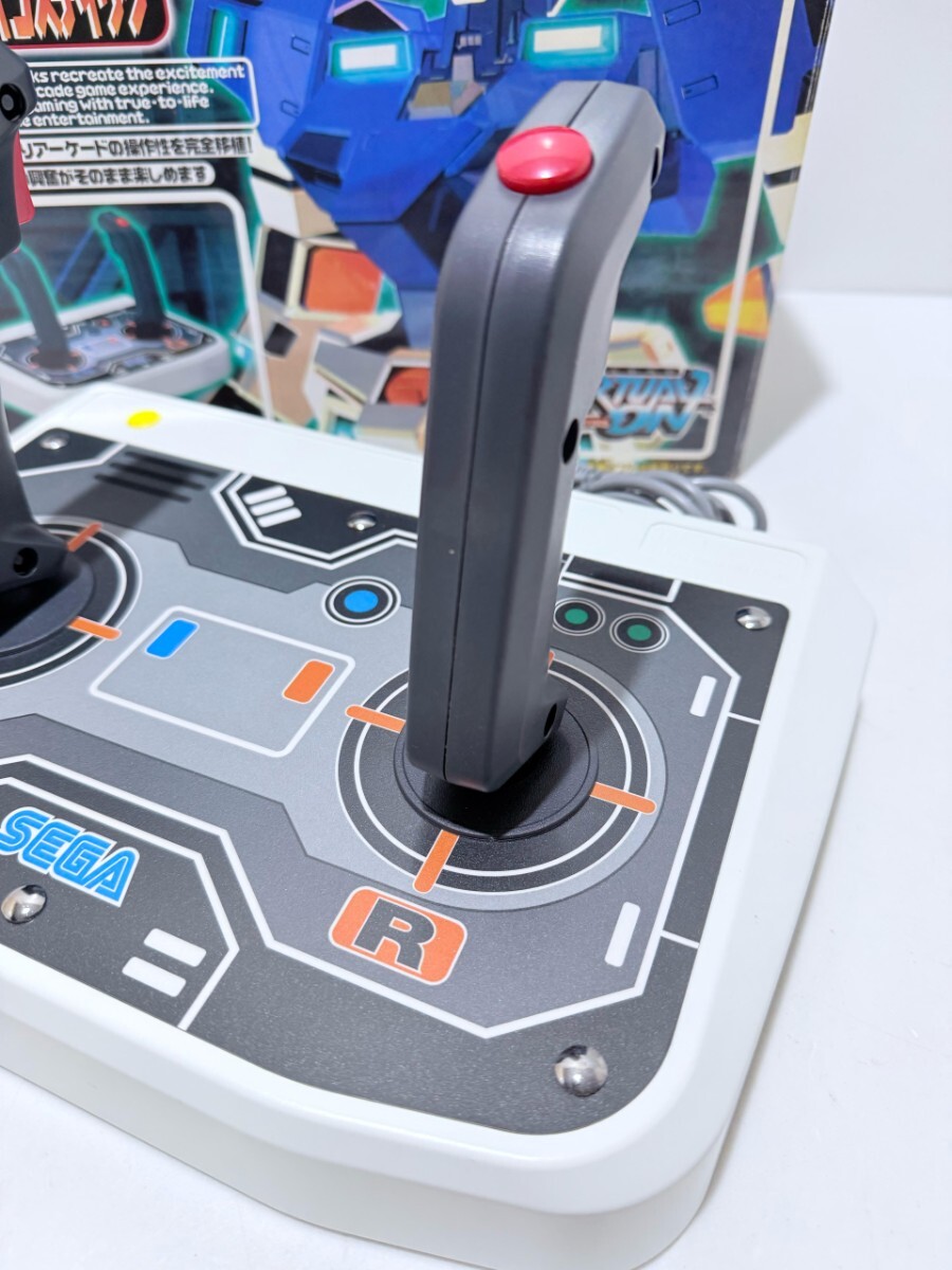  retro SS Sega Saturn twin палочка HSS-0151 SEGA SATURN TWIN-STICK редкий товар с ящиком прекрасный товар / рабочий товар рабочее состояние подтверждено (D-11)