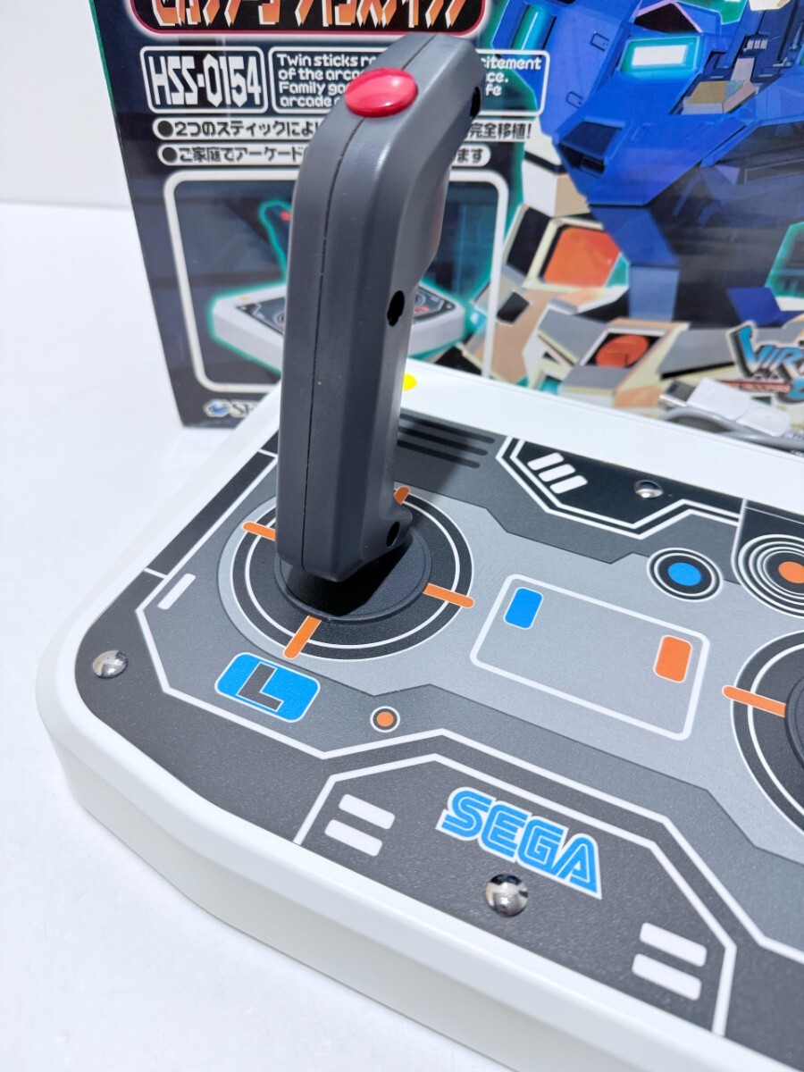  retro SS Sega Saturn twin палочка HSS-0151 SEGA SATURN TWIN-STICK редкий товар с ящиком прекрасный товар / рабочий товар рабочее состояние подтверждено (D-11)