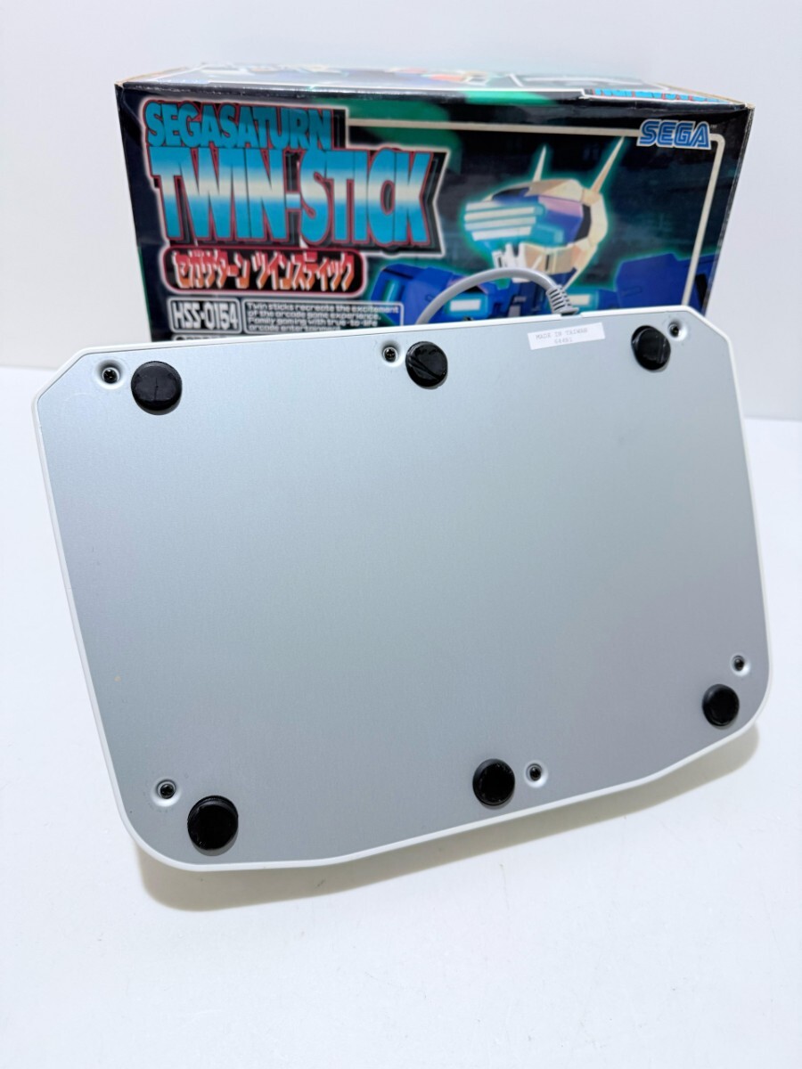  retro SS Sega Saturn twin палочка HSS-0151 SEGA SATURN TWIN-STICK редкий товар с ящиком прекрасный товар / рабочий товар рабочее состояние подтверждено (D-11)
