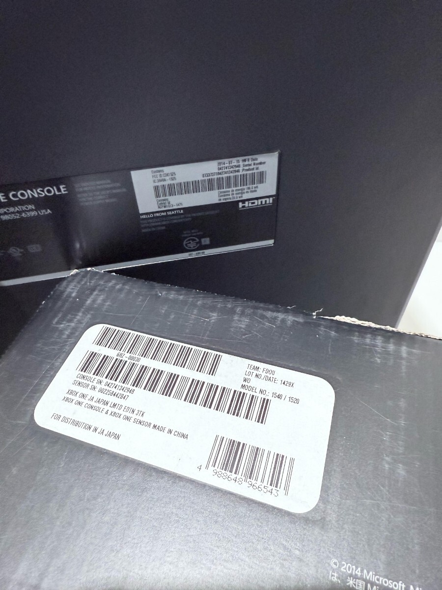 Microsoft Microsoft XBOX ONE корпус 500GB HDD X box one MODEL-1540 управление с ящиком прекрасный товар / рабочий товар рабочее состояние подтверждено (D-21)