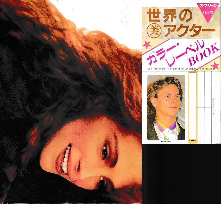 ■付録有り■送料無料■Z47■スクリーン■1991年11月■AUTUMN JAPAN/「ターミネーター２」/ウィノーナの愛の行方を占う！■