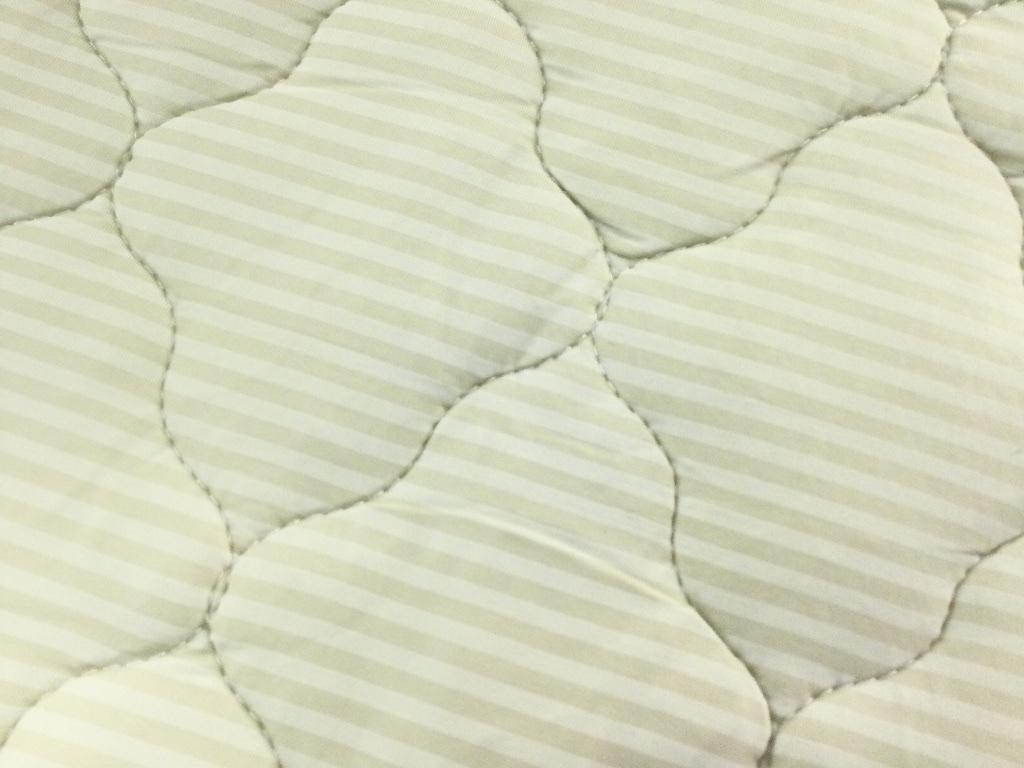 パッドシーツ ひんやりやわらか 接觸冷感 四隅強化ゴム ダブル 幅140x205cm グレーベージュ 夏