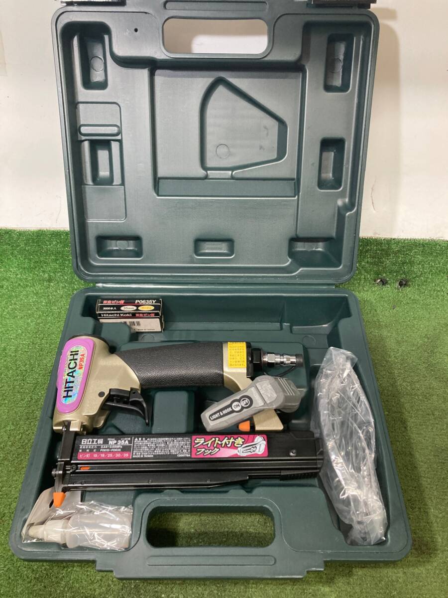 【中古品】★HiKOKI(日立工機) 35㎜常圧ピン釘打機 NP35A ITRTPK06F8I0
