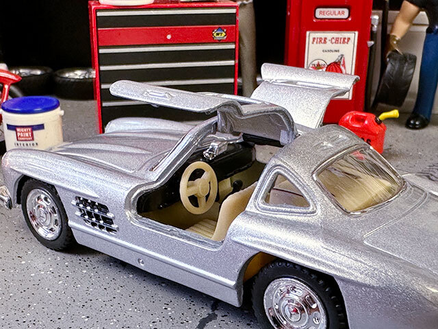 1954 год Mercedes Benz 300SL литье под давлением миникар 1/36 шкала ( серебряный ) pull-back машина # american смешанные товары America смешанные товары 