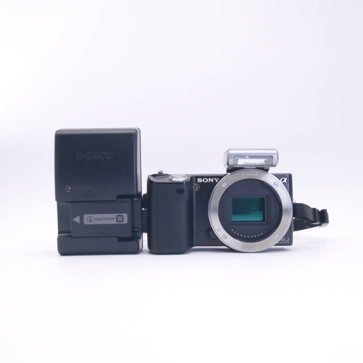 美品 SONY ソニー NEX-5 ブラック シャッター回数12600回以下 ミラーレス一眼 #3092