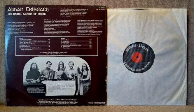 PAURAIG O' CARRAAgus COMHLUADAR-Abhan Trireach/試聴/'77 アイルランドGael-Linn原盤　アイリッシュトラッド　難あり　盤洗浄済_画像3