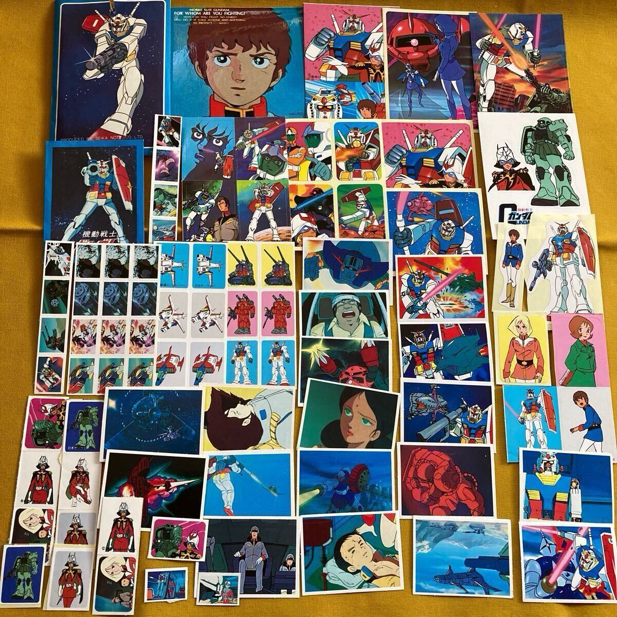 昭和 機動戦士ガンダム シール 当時物 初代ガンダム ファースト 昭和 機動戦士ガンダム シール 当時物 初代ガンダム ファースト