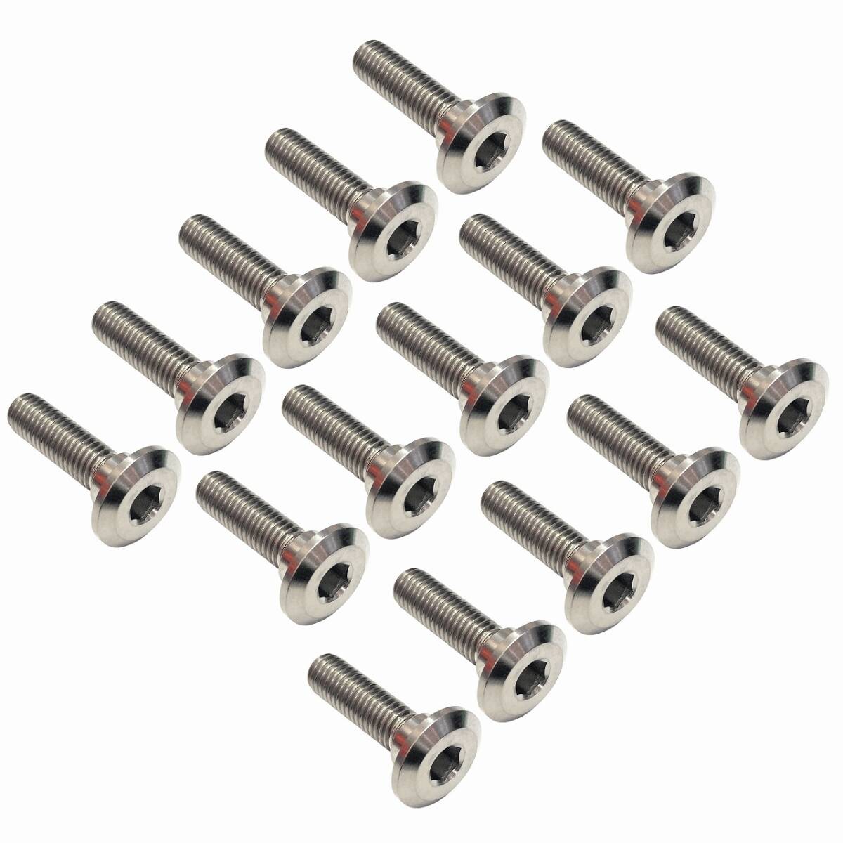 64チタン 15本 カワサキ用 M8×30mm ブレーキディスク ボルト 64チタン 15本 カワサキ用 M8×30mm ブレーキディスク ボルト