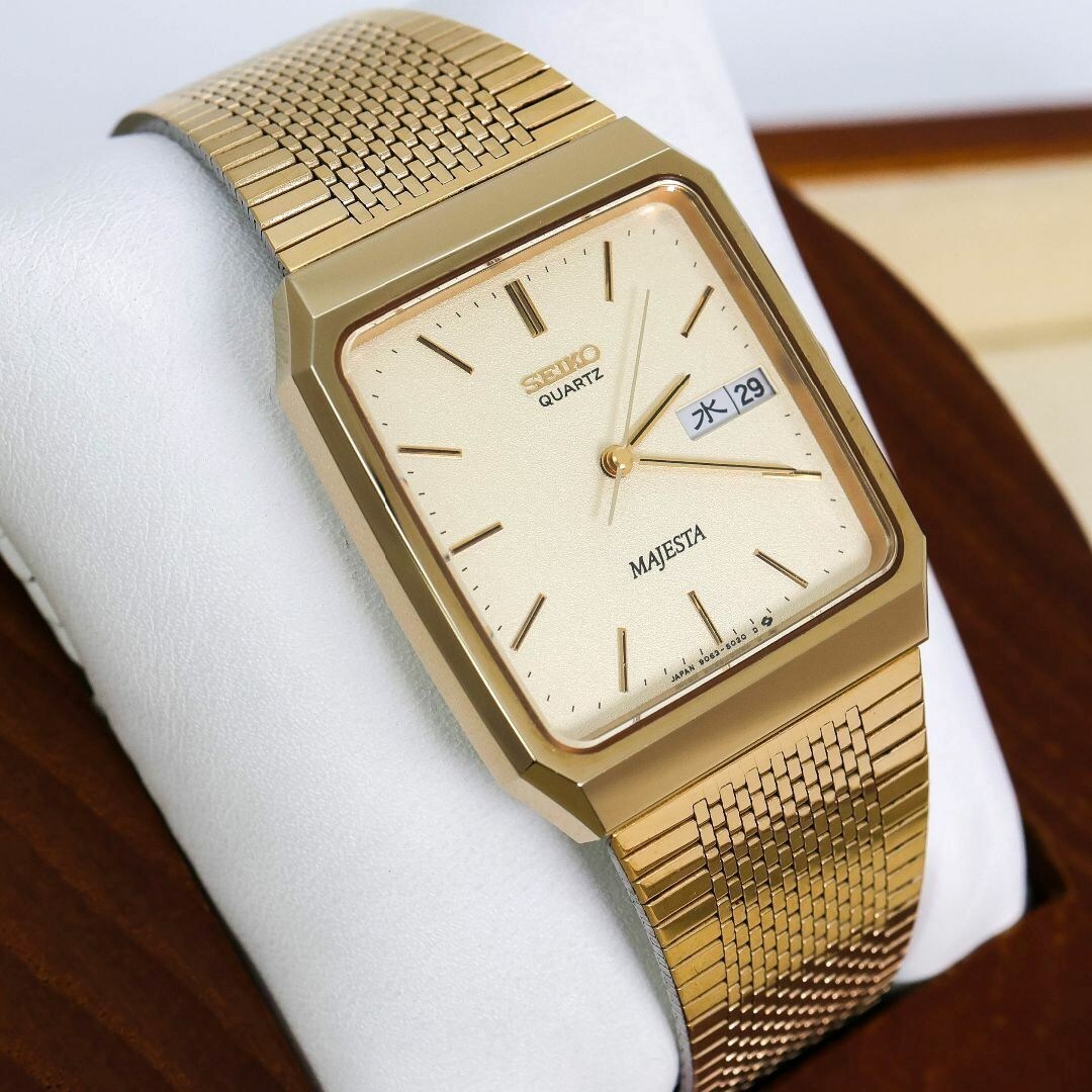 稼働 SEIKO MAJESTA 腕時計 デイデイト フリーアジャスト765