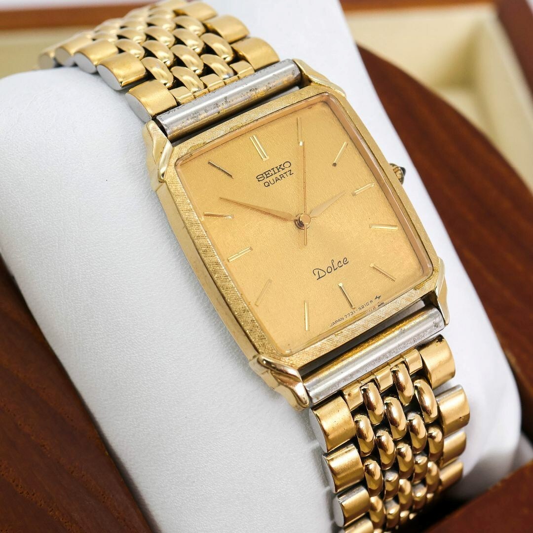 新品電池交換済 SEIKO セイコー DOLCE メンズ クォーツ 腕時計 新品電池交換済 SEIKO セイコー DOLCE メンズ クォーツ 腕時計