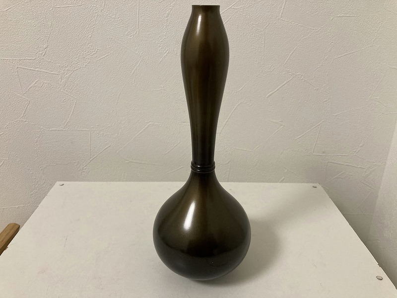 937 唐銅 瓢 花入 鋳師 金森浄栄造 共箱 茶道具(花器)|売買され 937 唐銅 瓢 花入 鋳師 金森浄栄造 共箱 茶道具(花器)|売買され