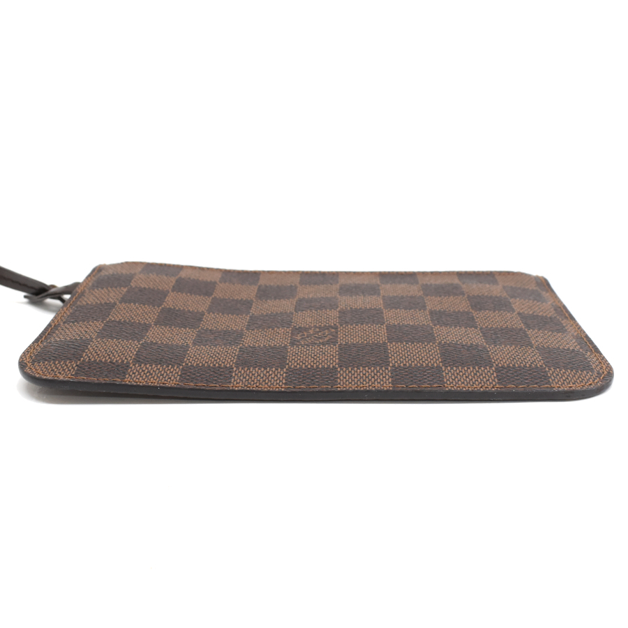 ルイヴィトン ポーチ ネヴァーフル用 ダミエエベヌ キャンバス ブラウン スリーズ LOUIS VUITTON
