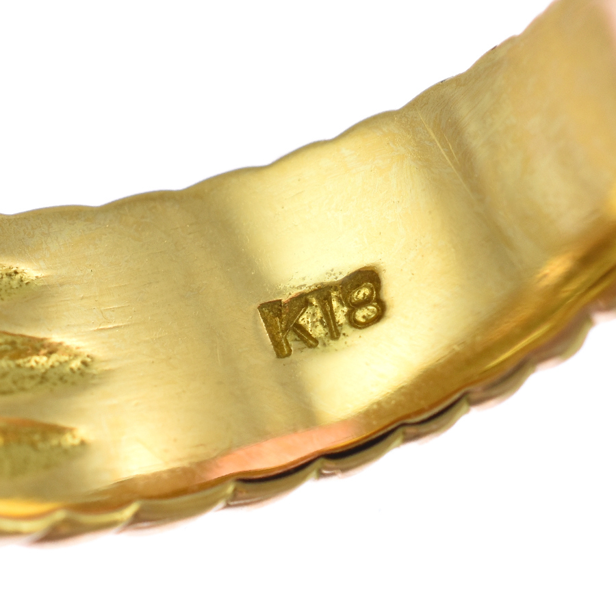 新品同様 メキシコ 2ペソ金貨 イーグル コイン リング 指輪 K21