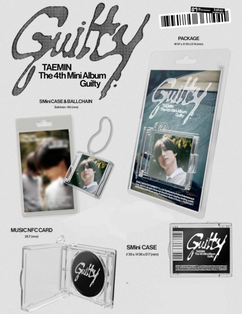 ★SHINee TAEMIN 4th Mini Album Guilty SMini ver. トレカなし ソロアルバム テミン