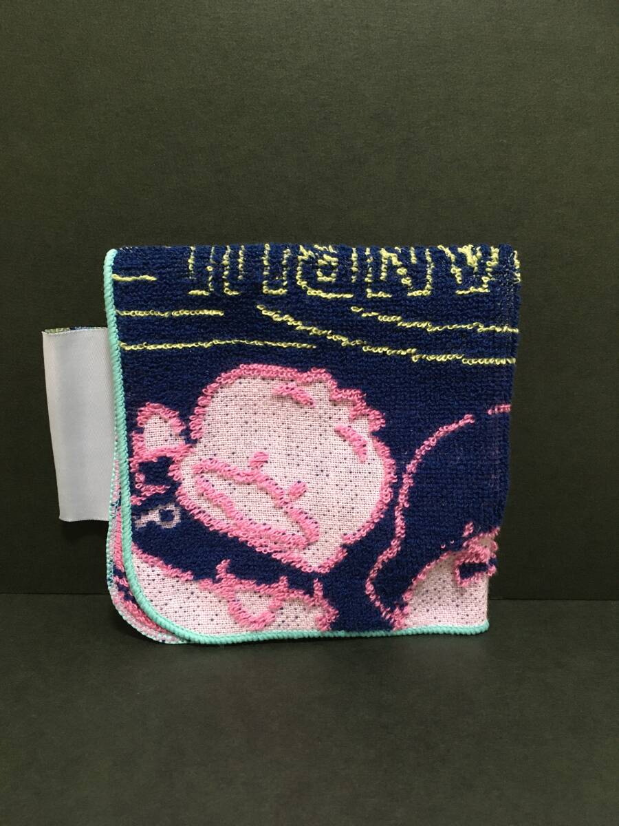 SANRIO/サンリオ　サンリオキャラクターズ　タオルハンカチ☆彡　はぴだんぶい☆　ネイビー　新品　HAPIDANBUI