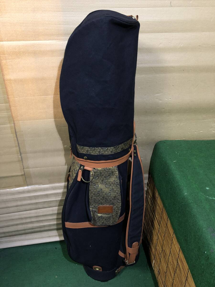 送料無料/おてがる配送☆中古品 KOYAMA GOLF 小山ゴルフバック キャディバッグ［4977］※難アリ
