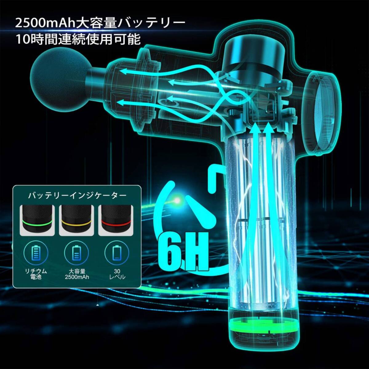 収納パック付き 強力振動トータルボディケア 収納パック付き 強力振動トータルボディケア