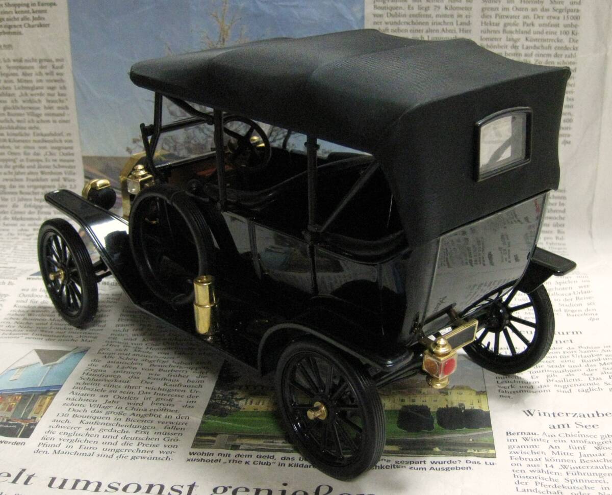 ★レア絶版*フランクリンミント*1/16*1913 Ford Model T Touring Car ブラック