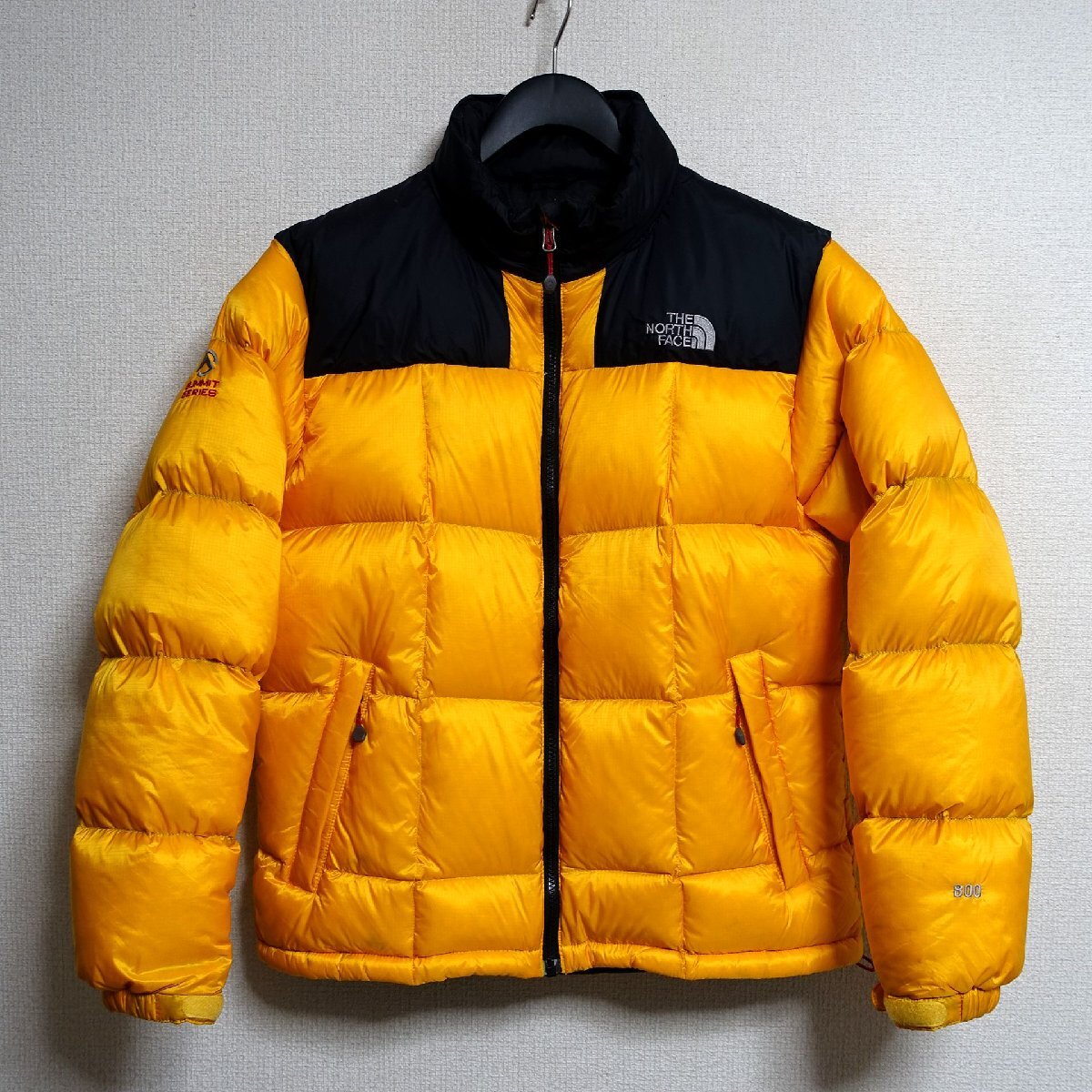 THE NORTH FACE ノースフェイス サミットシリーズ ローツェ ダウンジャケット 800FP メンズ Mサイズ 正規品 イエロー Z5033