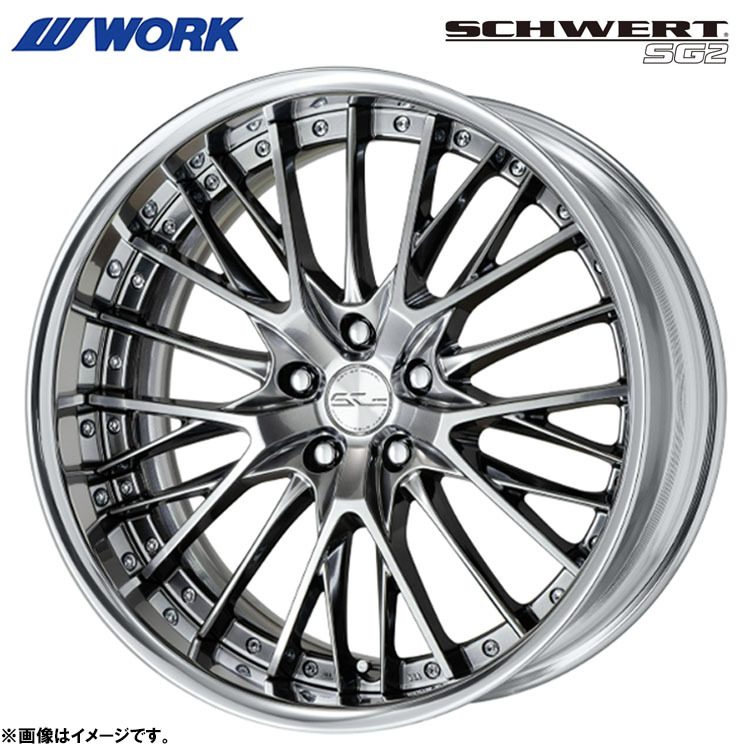 送料無料 ワーク SCHWERT SG2 FULLREVERSE STANDARDAdisk 11.5J-20 +80~-24 5H-114.3(20インチ)5H114.3 11.5J+80~-24【2本セット 新品】
