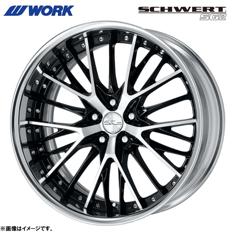 送料無料 ワーク SCHWERT SG2 FULLREVERSE DEEPRIM Odisk 10J-19 +79～7 5H-100 (19インチ) 5H100 10J+79～7【1本単品 新品】