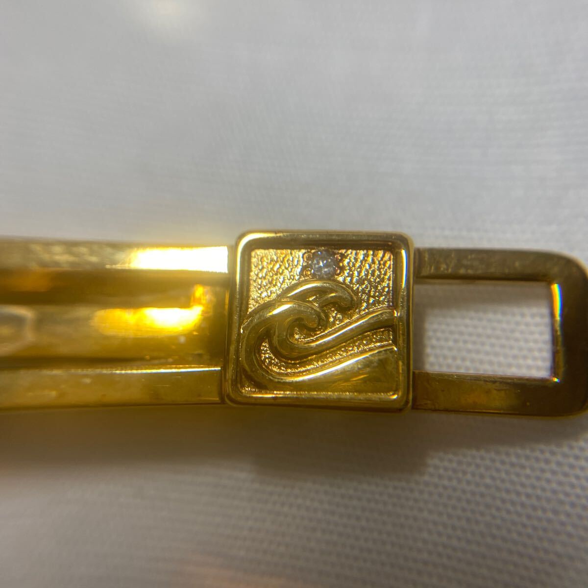 K10刻印 10金 ゴールド ネクタイピン 取り付き タイピン メンズ K10刻印 10金 ゴールド ネクタイピン 取り付き タイピン メンズ