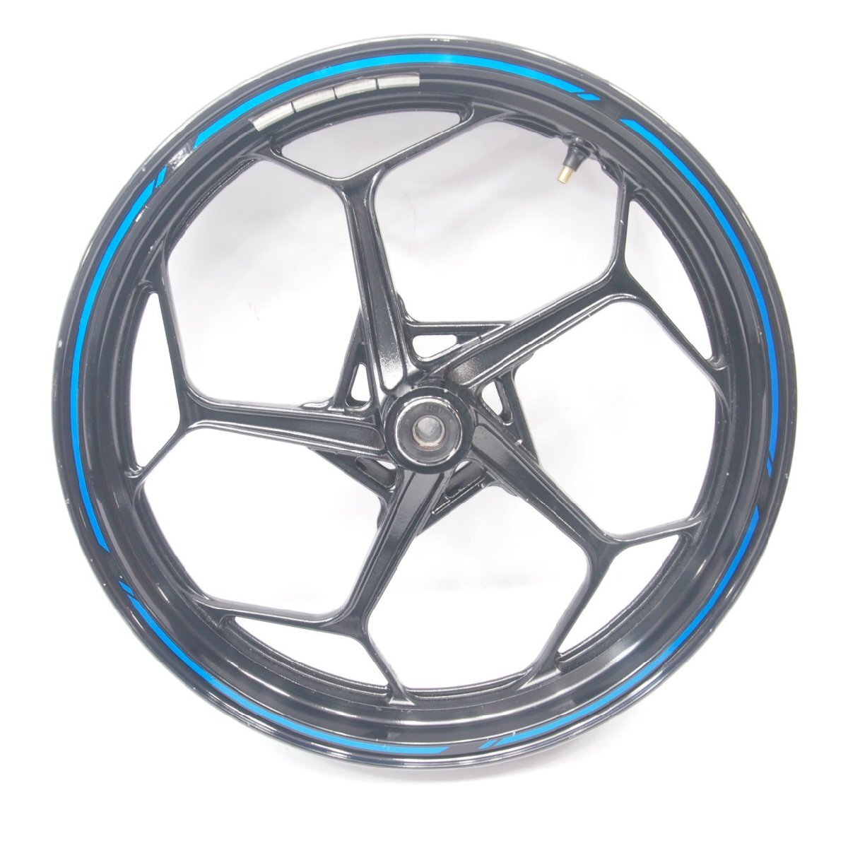 ニンジャ250純正フロントホイール ブレなし F-0614品番 ～17年 NINJA250 17X2.75J