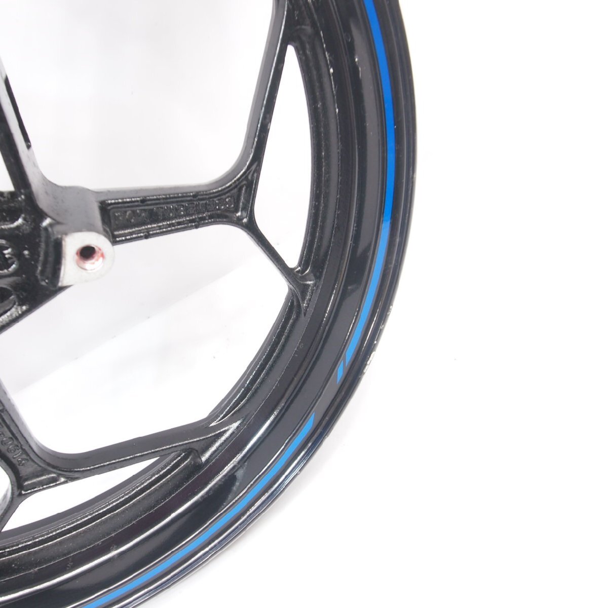 ニンジャ250純正フロントホイール ブレなし F-0614品番 ～17年 NINJA250 17X2.75J
