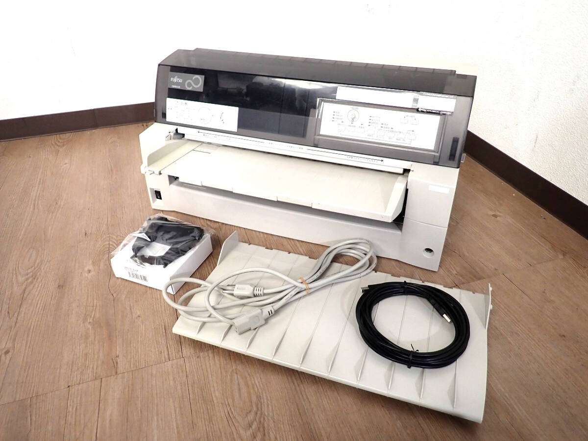 中古 ドットインパクトプリンタ FUJITSU FMPR5120 富士通 FMPR5000シリーズ パラレル USB接続 136桁 キャリッジ搭載型 本體 伝票 復寫 51