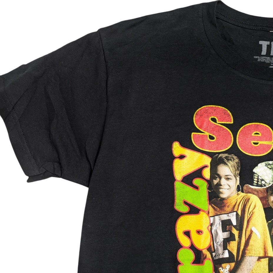 美品 TLC 来日公演 CRAZY SEXY COOL BLACK T クレイジーセクシークール ツアーTシャツ ブラック サイズ XL_画像4