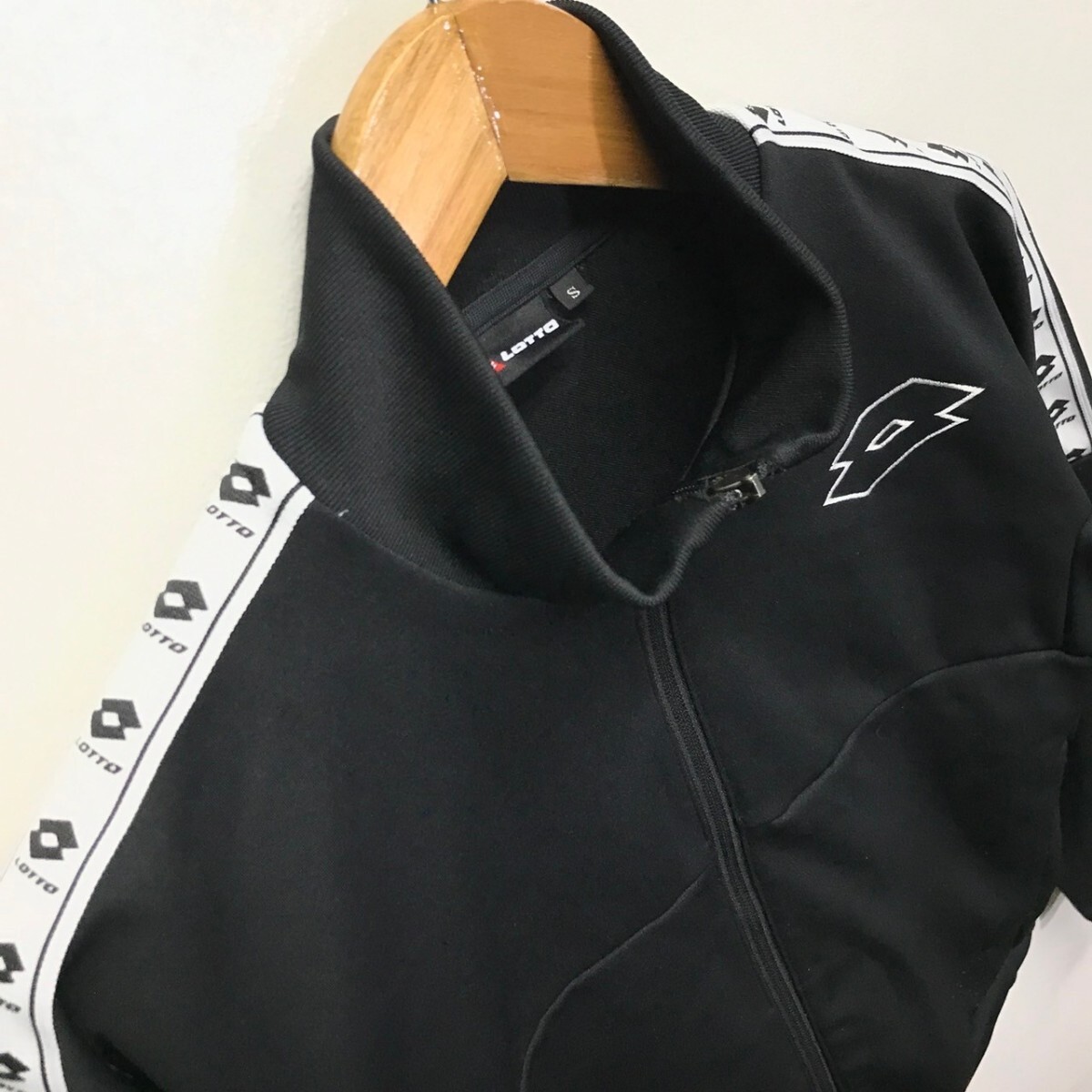 さまざまなスポーツシーンに◎【lotto】ロット トラックジャケット トップス ジャージ スポーティ サッカー ゴルフ ブラック S /Y24925ii_画像6