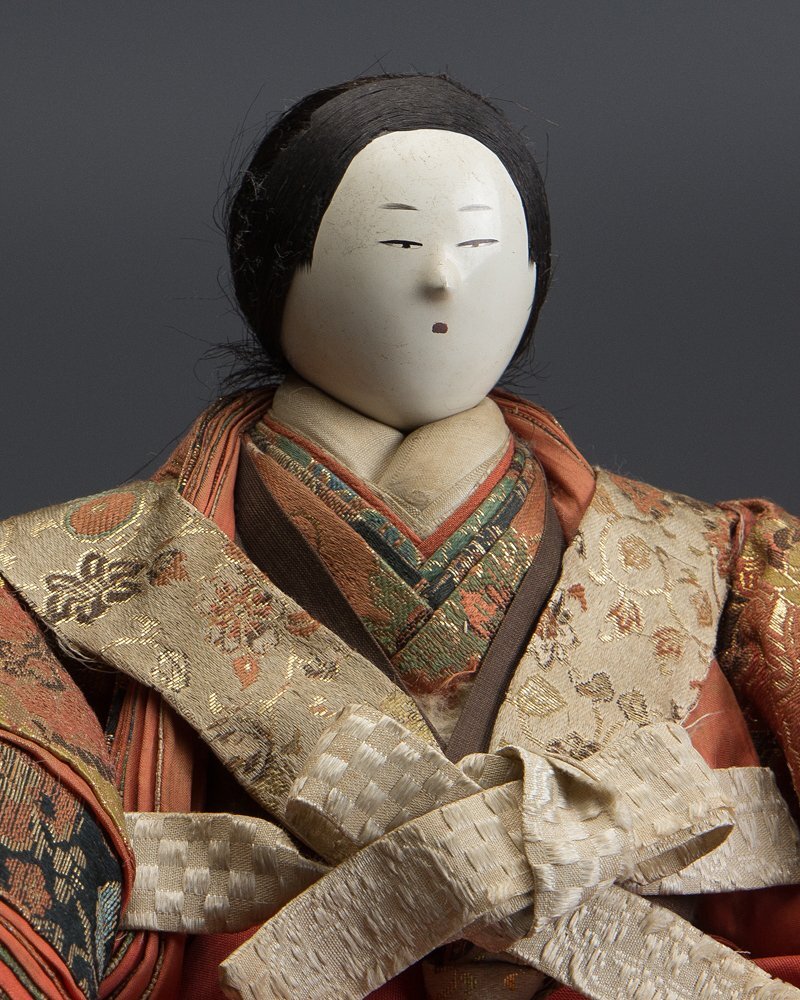 五】次郎左衛門雛 内裏雛 男雛 女雛 江戸後期(ひな人形)|売買 五】次郎左衛門雛 内裏雛 男雛 女雛 江戸後期(ひな人形)|売買