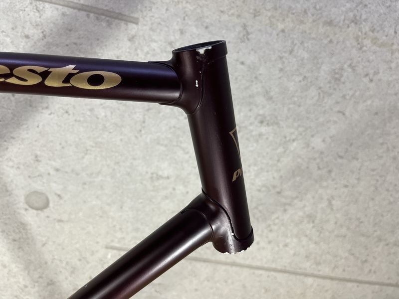神山レッド SAMSON サムソン NJS 競輪フレーム 金縁ロゴ ラメ 神山レッド SAMSON サムソン NJS 競輪フレーム 金縁ロゴ ラメ