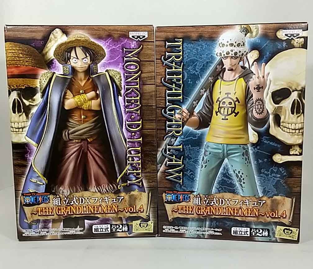 ワンピース ルフィ ロー THE GRANDLINE MEN vol.4 全２種セット 未開封品