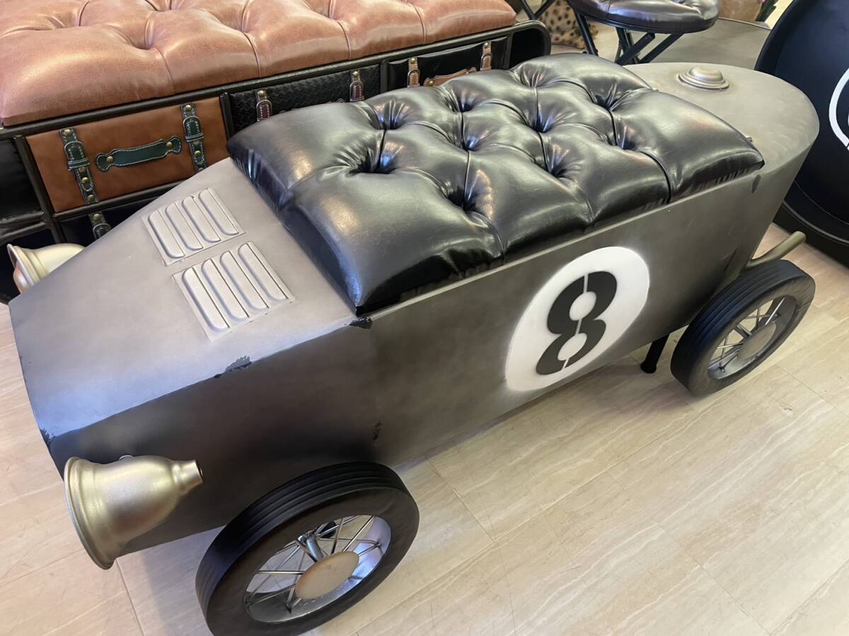 クラシックカー　スツール　ベンチ　イス　ソファ　車　カー　アメリカン　1人掛け クラシックカー スツール ベンチ イス ソファ 車 カー アメリカン 1人