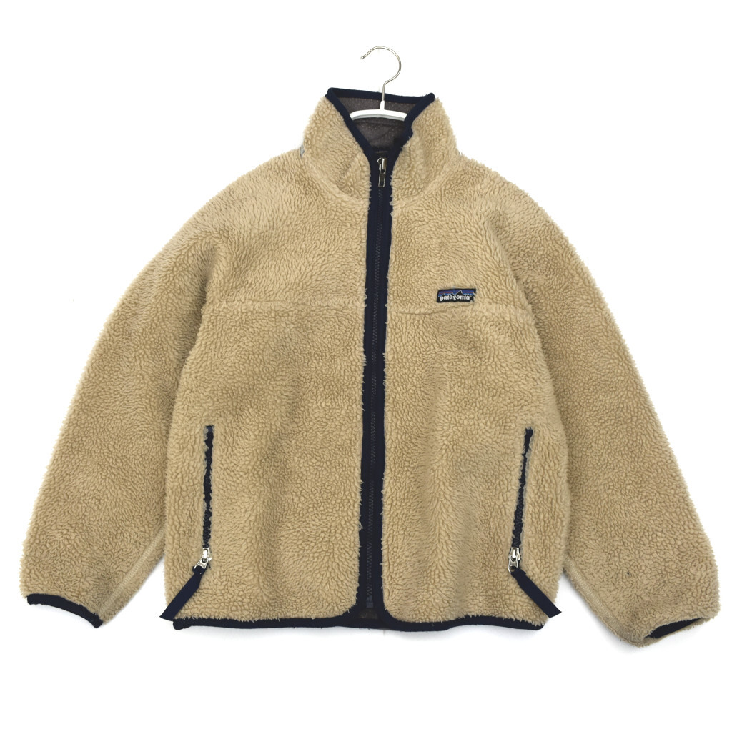 90s patagonia 1999 キッズ レトロカーディガン ナチュラル 8 90s patagonia 1999 キッズ レトロカーディガン ナチュラル 8