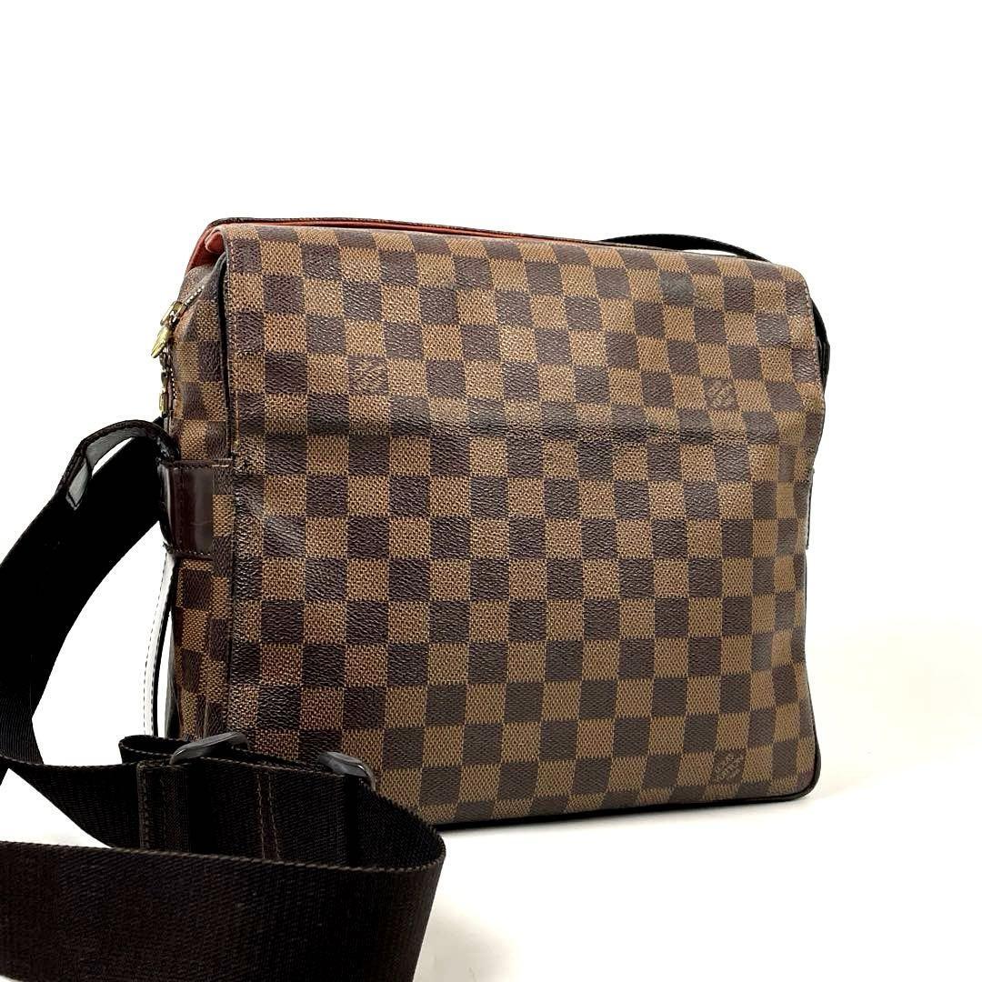 人気■Louis Vuitton ルイヴィトン N45255 TH0062 ダミエ ナヴィグリオ ショルダーバッグ クロスボディ 肩掛け 斜め掛け レザー ブラウン