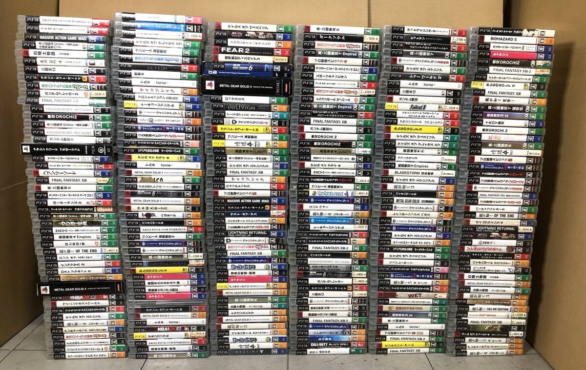 SONY　PS3 ゲームソフト　６１０本以上～　まとめて