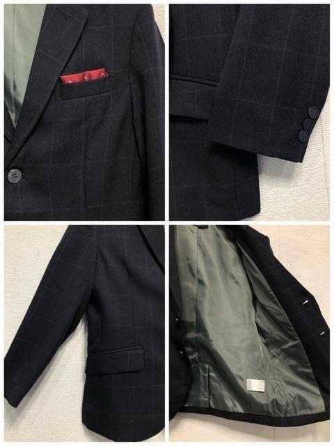 新品☆男の子130紺系フォーマルスーツ5点セット蝶ネクタイ入学式卒園式◯G202_画像4