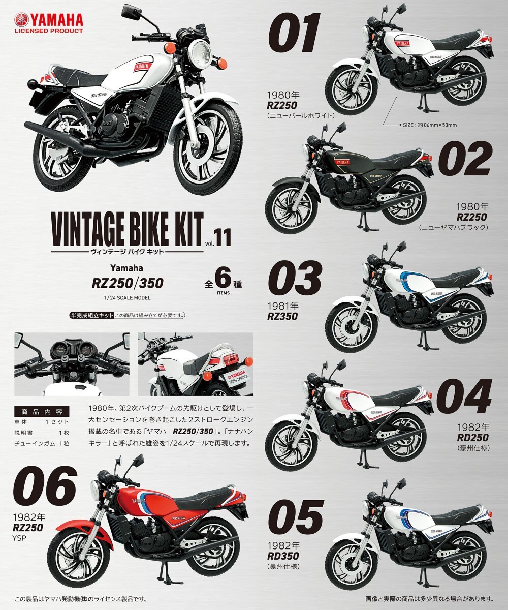 ヴィンテージバイクキット　Vol.11　YAMAHA RZ250/350　06_画像1